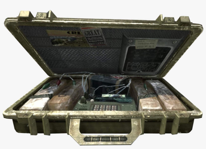 Suitcase Bomb Model Mw2 - Call Of Duty: Modern Warfare 2, transparent png