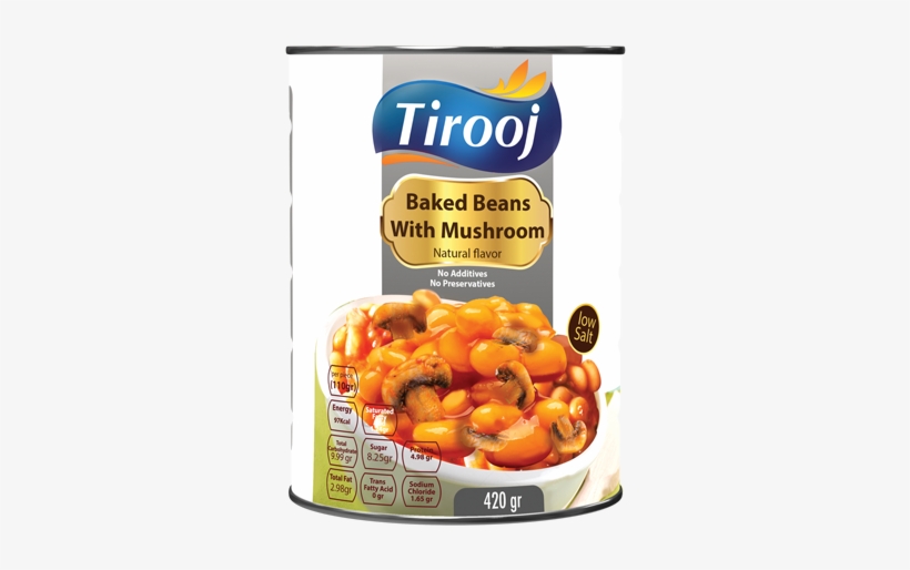 Canned Baked Beans With Mushrooms - Convenience Food, transparent png