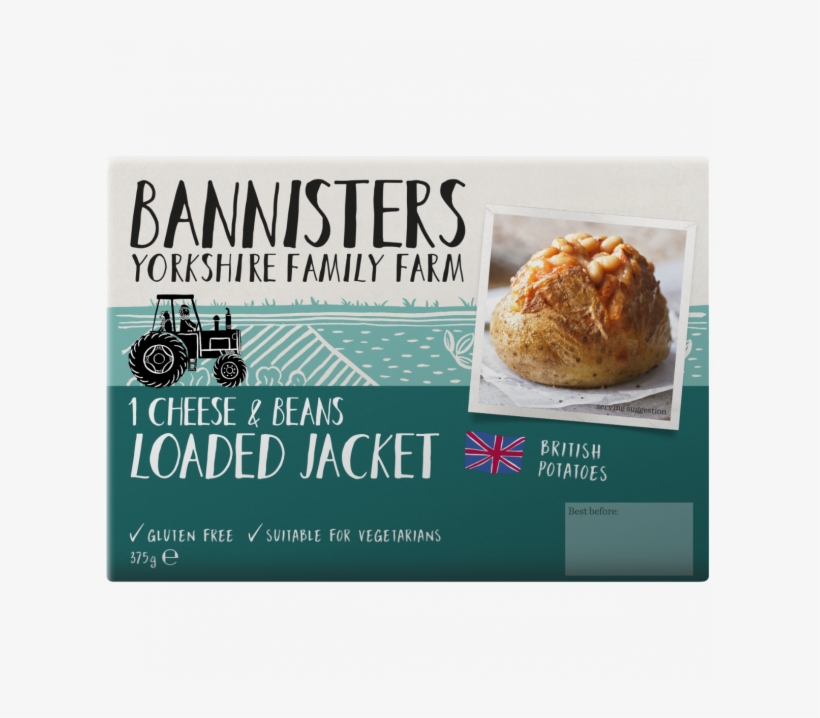 Cheese & Beans Loaded Jacket Potato - Bannister's Farm Jacket Potato With Cheese & Beans, transparent png
