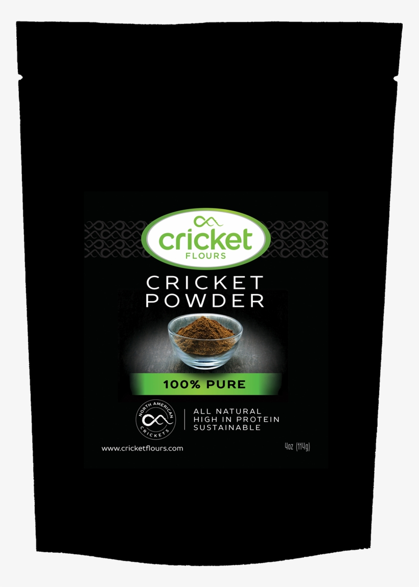 Cricket Flours 100 Pure Qtrlb Packaging Small - Cricket Flour: 100% Pure 1/2lb (north American) Cricket, transparent png
