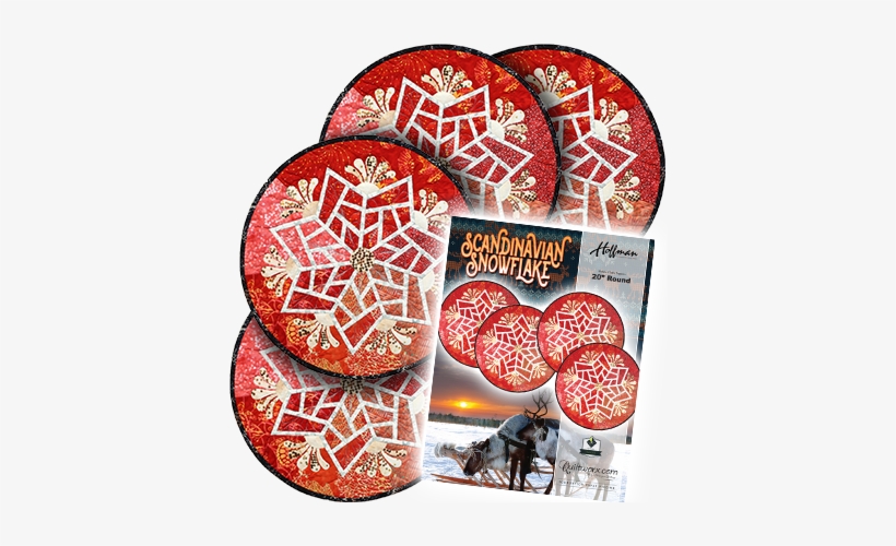 Quiltworx Scandinavian Snowflake, transparent png