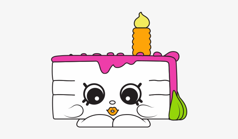 Gracie Birthday Cake Ct Art - Shopkins Season 7 Birthday Cake, transparent png