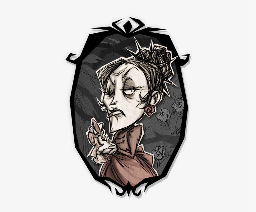 Wickerbottom Rose - Don T Starve Wigfrid Skins, transparent png