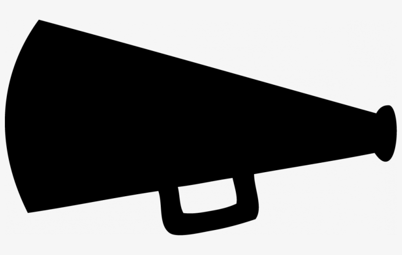 Cheer Megaphone Clipart Black And White Clipart Panda - Cheer Horn, transparent png