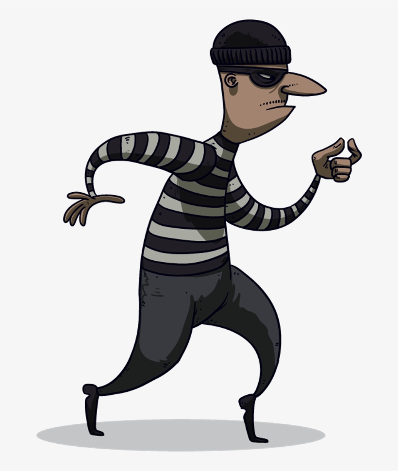 Some People Are Just The Worst » Burglar - Theft, transparent png