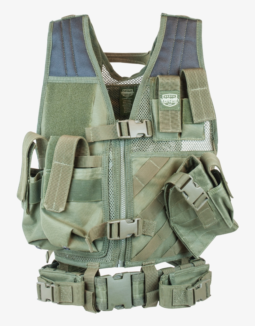 Valken Tactical Vest - Valken Crossdraw Vest (youth)-olive,, transparent png