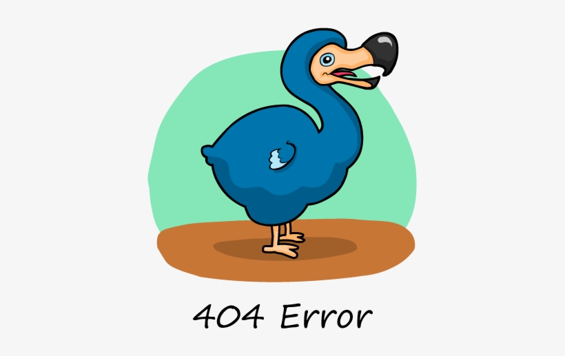 Dodo Birds Reached An Evolutionary Dead End - Http 404, transparent png