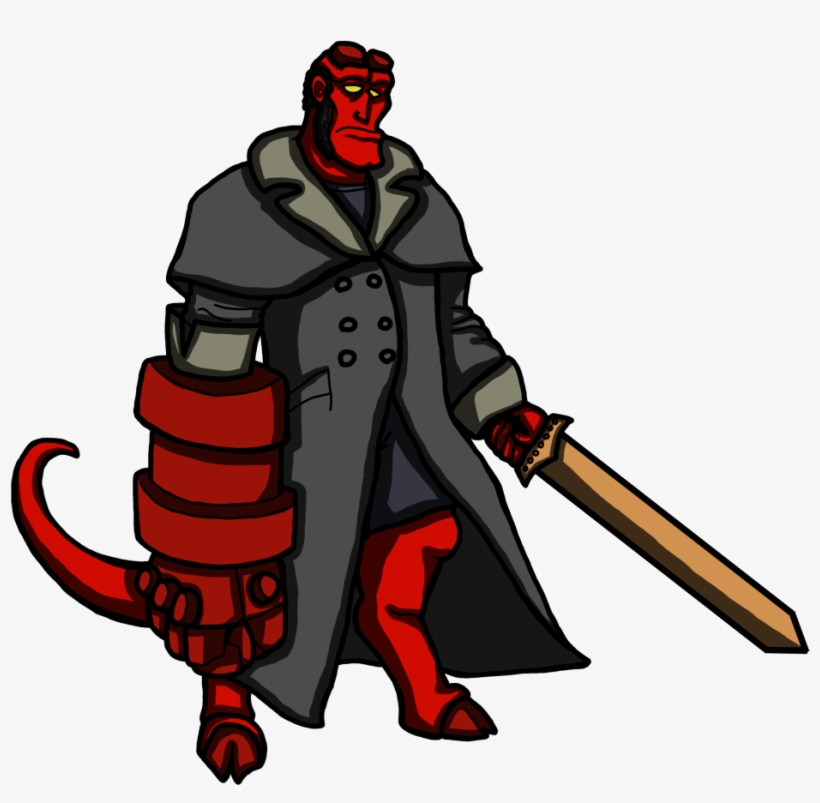 Hellboy, transparent png
