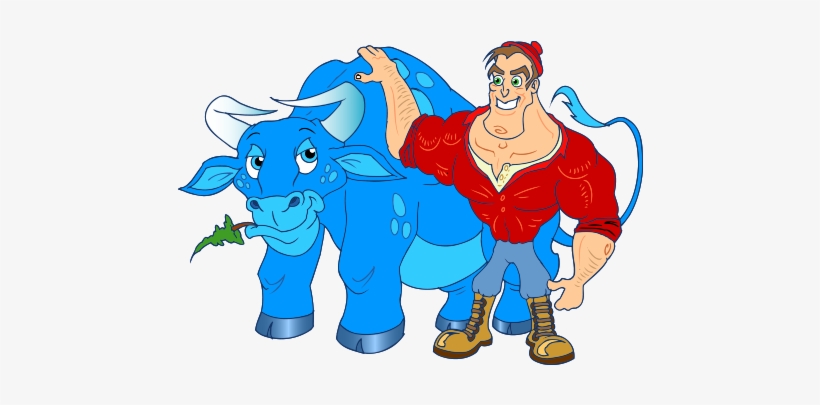 Animated Tall Tales Is Classic Folktales Featuring - Paul Bunyan Clipart, transparent png