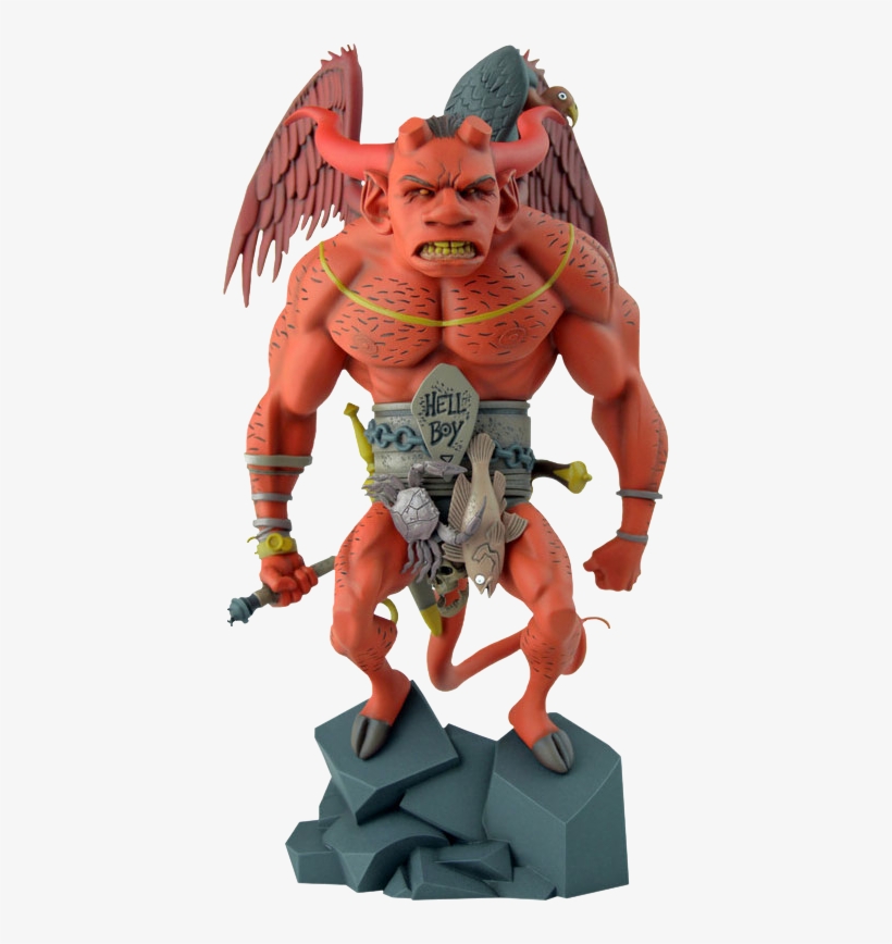 12" Hellboy Statue The First Hellboy - Demon By Mike Mignola, transparent png