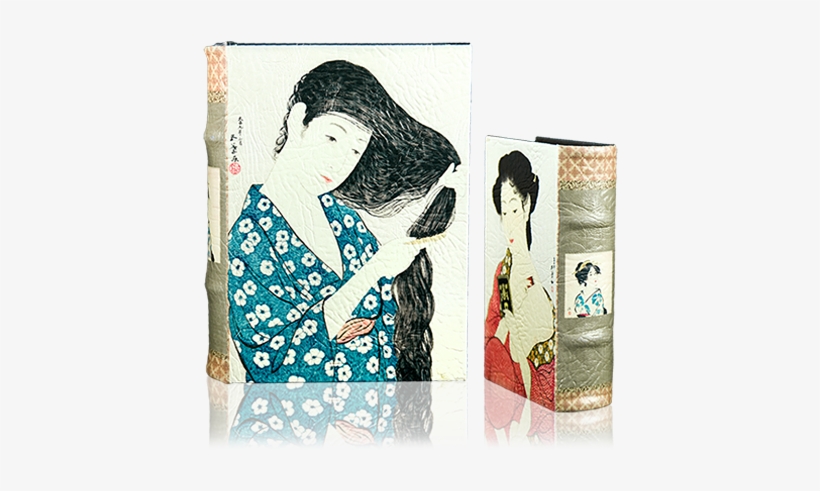 Geisha Book Box - Woman Combing Her Hair By Artist: Hashiguchi Goyo, transparent png