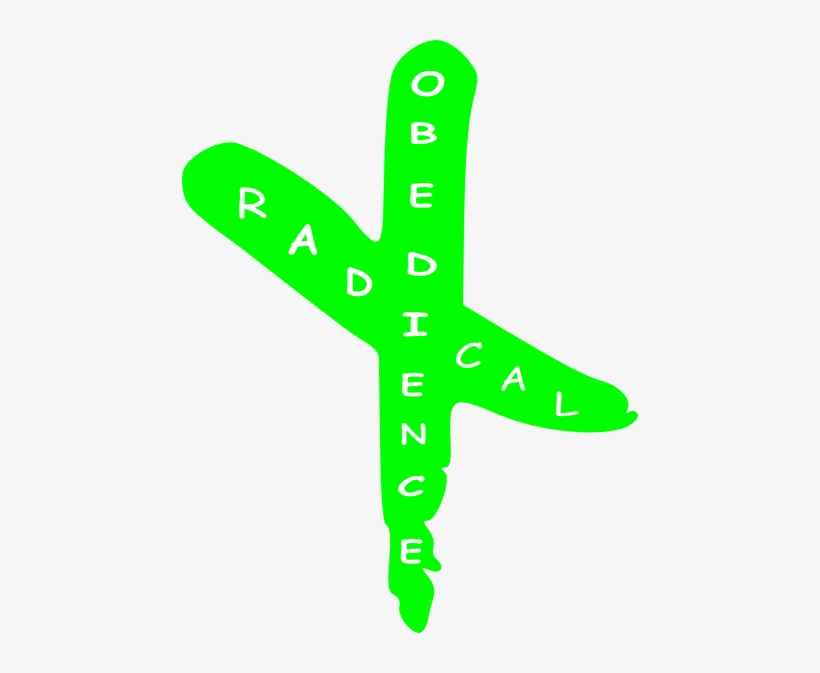 How To Set Use Radical Obedience Cross Svg Vector - Clip Art, transparent png