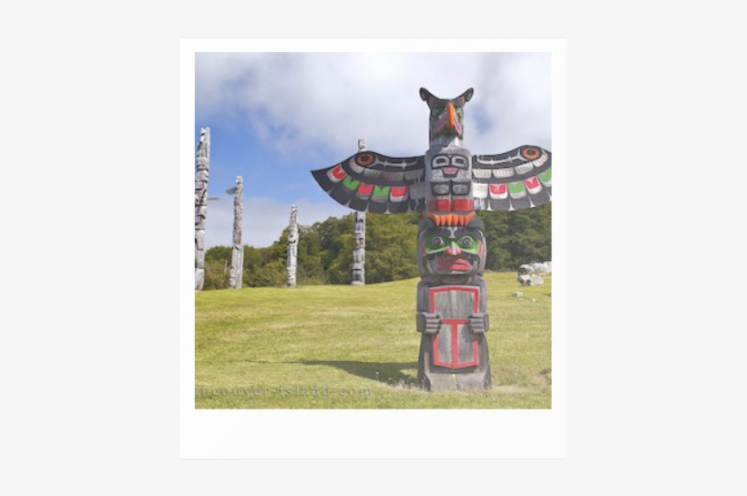 British Columbia Is Famous For Its Many Totem Poles, - Alert Bay, transparent png