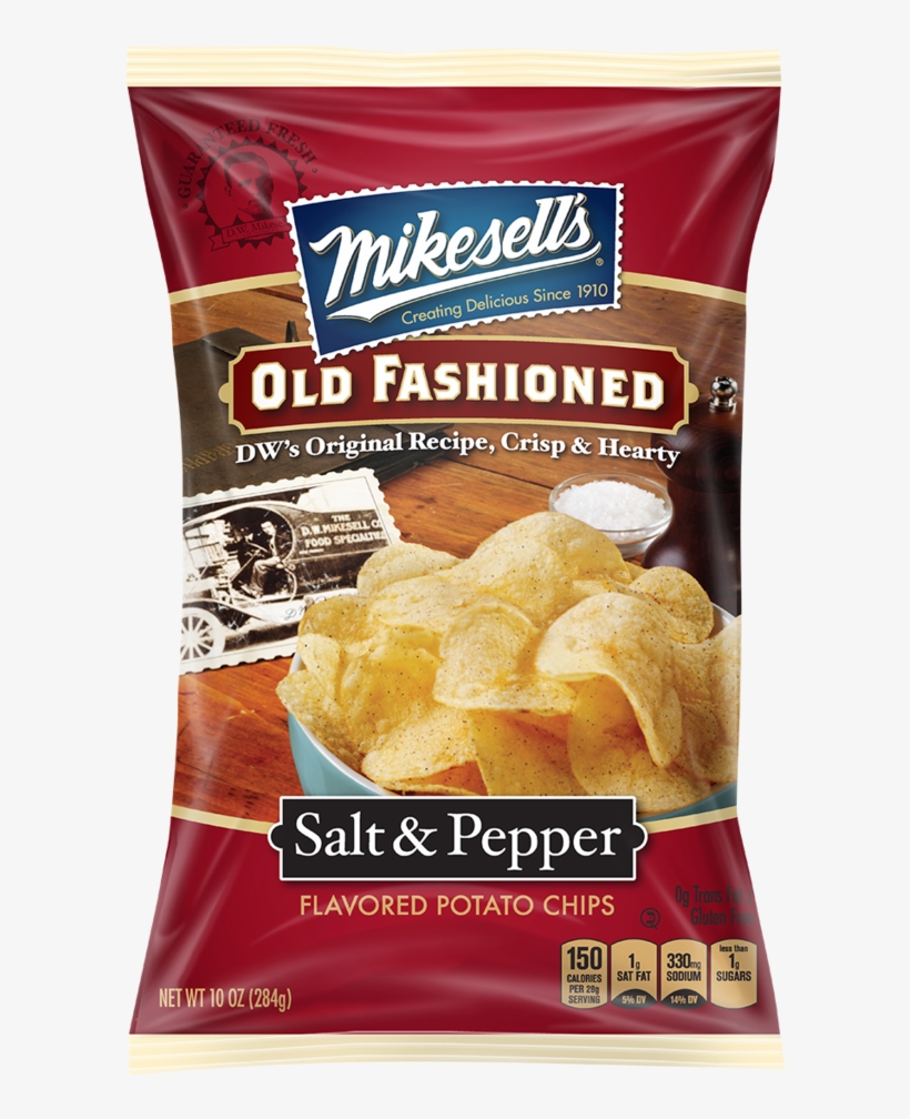 Old Fashioned Salt & Pepper Potato Chips, transparent png