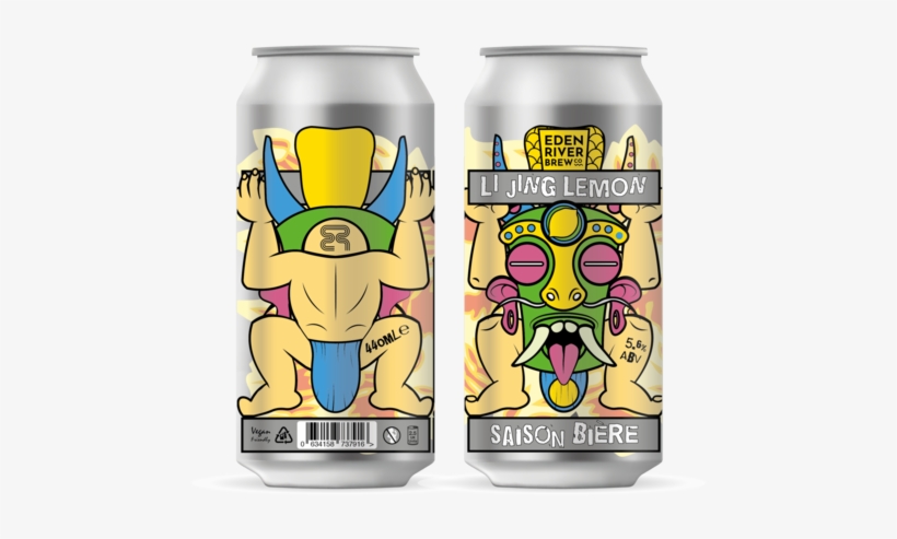 Totem Li Jing Lemon 440ml Craft Can - Caffeinated Drink, transparent png