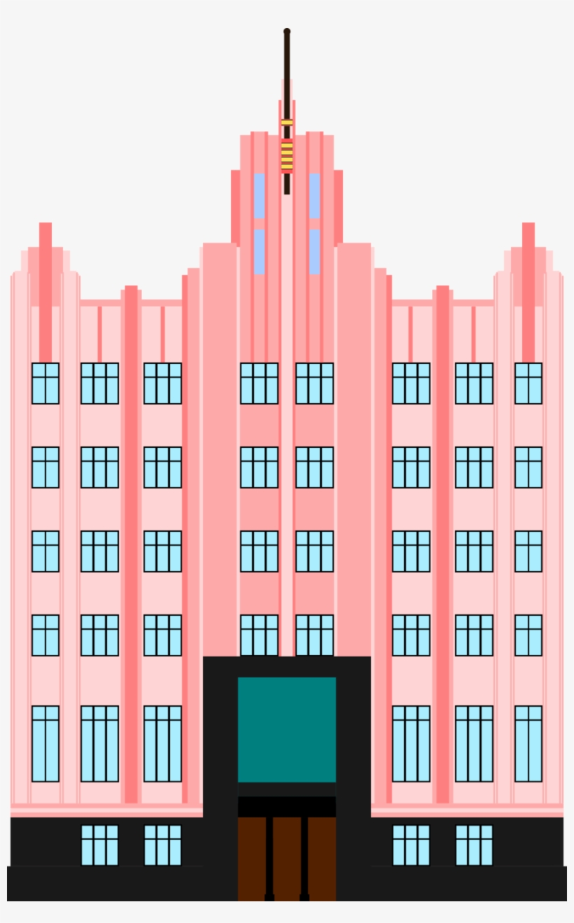 Art Deco Building Png Clipart Architecture Art Deco - Art Deco Building Png, transparent png