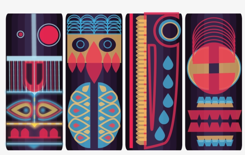Incredible Totem Pole Designs By Grant Lindahl Seen - Graphic Design, transparent png