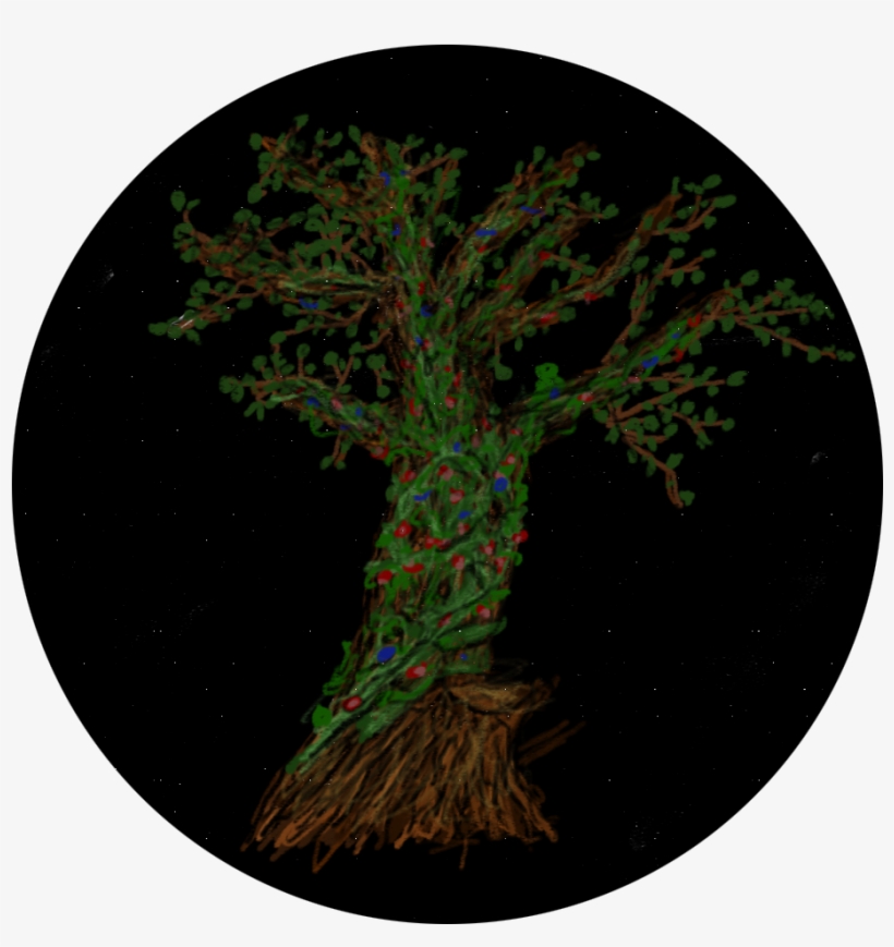 The Tree In My Drawing Does Not Actually Exist, It - Tree, transparent png