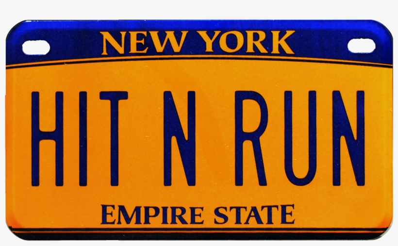 Hit N Run Prop Plate Movie Memorabilia From Kick-ass - New York Round Ornament, transparent png