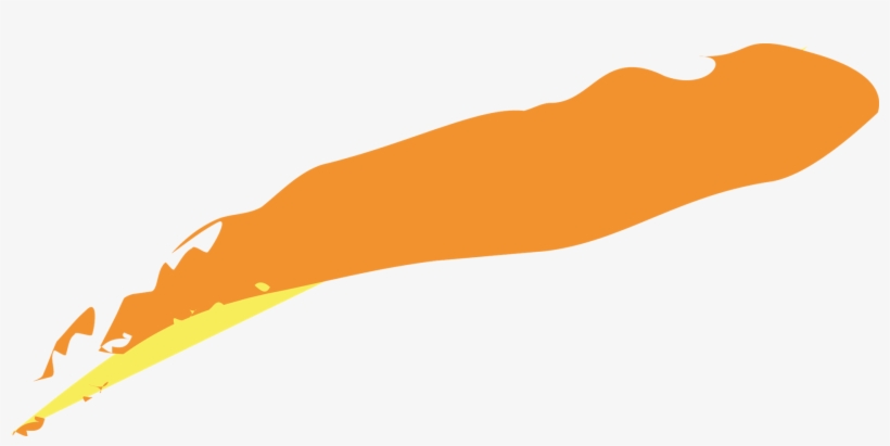 Orange Splash Line Paint Decor 1219302 - Splash Line Png, transparent png