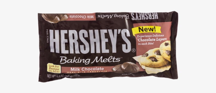 Hershey's Baking Melts Milk Chocolate, 9.5 Oz, transparent png