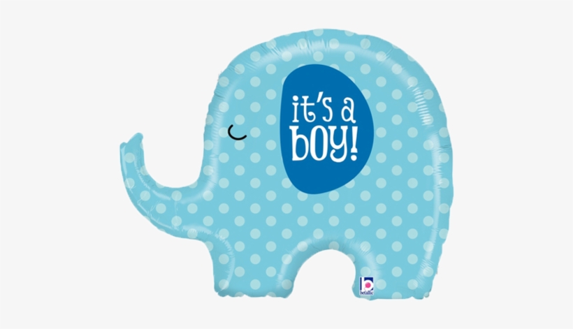 It's A Boy New Baby Balloon Balloons Decorations 32" - Girl Baby Shower Elephant, transparent png