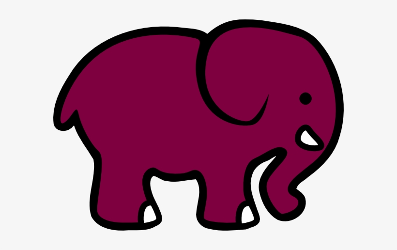 Purple Baby Rattle Clip Art - Elephant Clip Art, transparent png