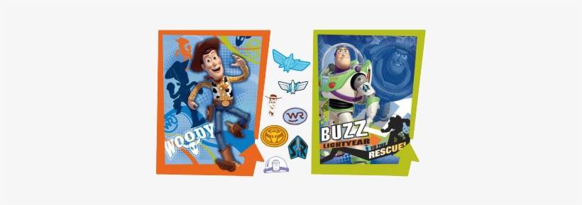 Roommates Toy Story Buzz Woody Peel And Stick Giant - Toy Story 3, transparent png