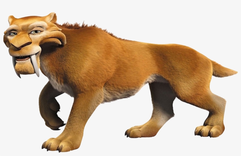 Saber Toothed Cat Ice Age, transparent png