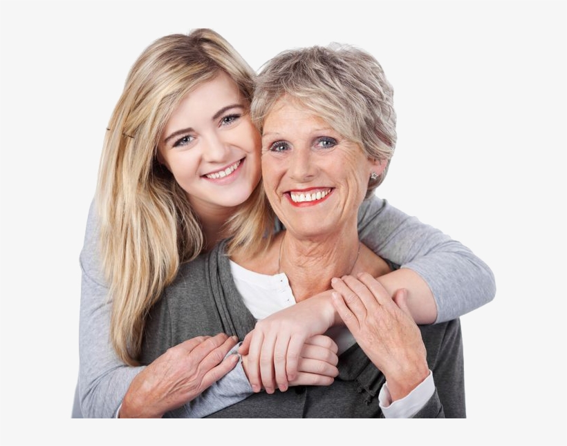 Teenandmom - Grandmother And Teenager Girl, transparent png