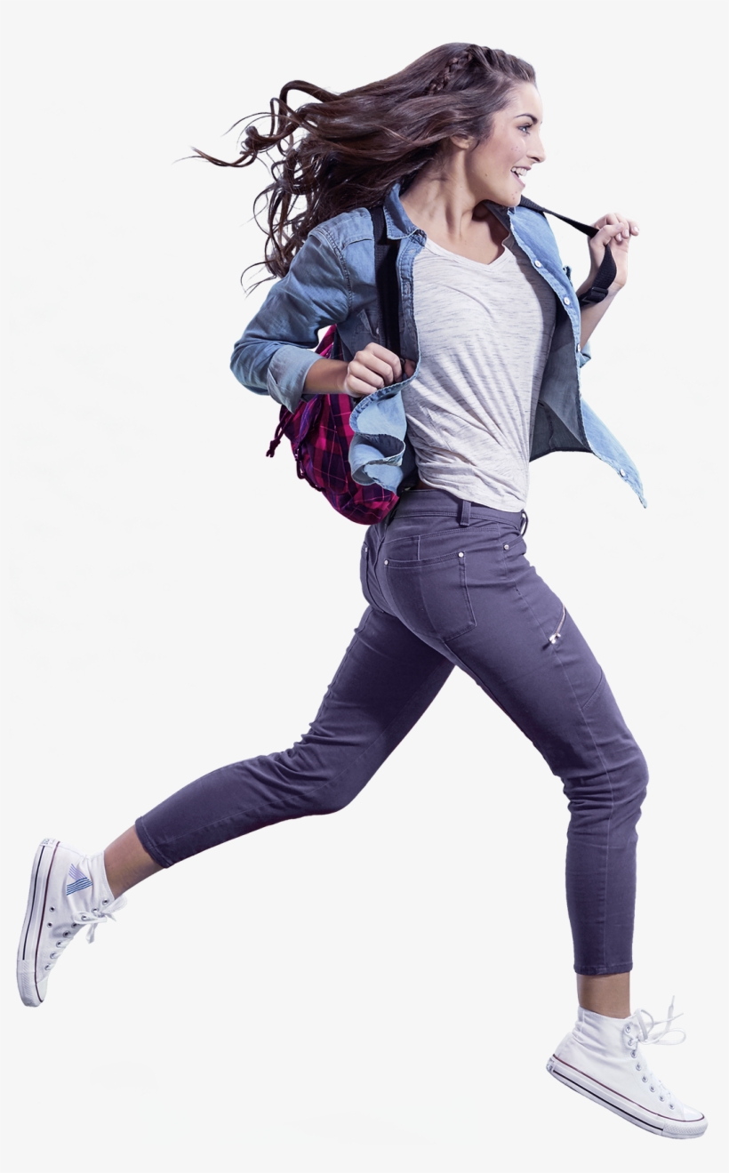 Simple, Compact, Convenient Acne Treatment For Active - Teen Girl Jump Png, transparent png