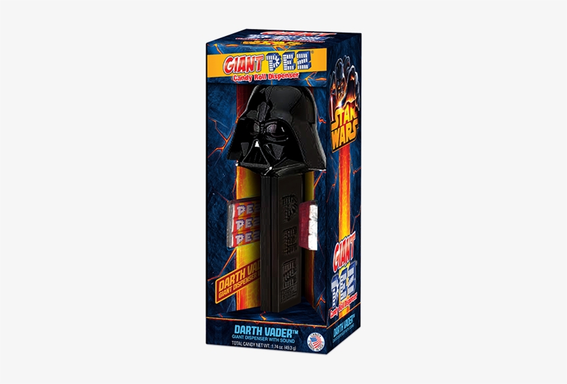 Giant Pez Darth Vader Candy Dispenser - Pez Giant Darth Vader Candy Dispenser - 1.74 Oz, transparent png