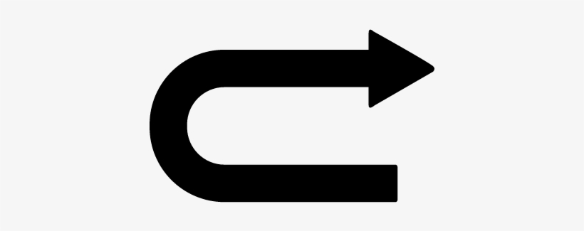Curved Arrow Pointing To Right ⋆ Free Vectors, Logos - Long Curve Arrow Png, transparent png