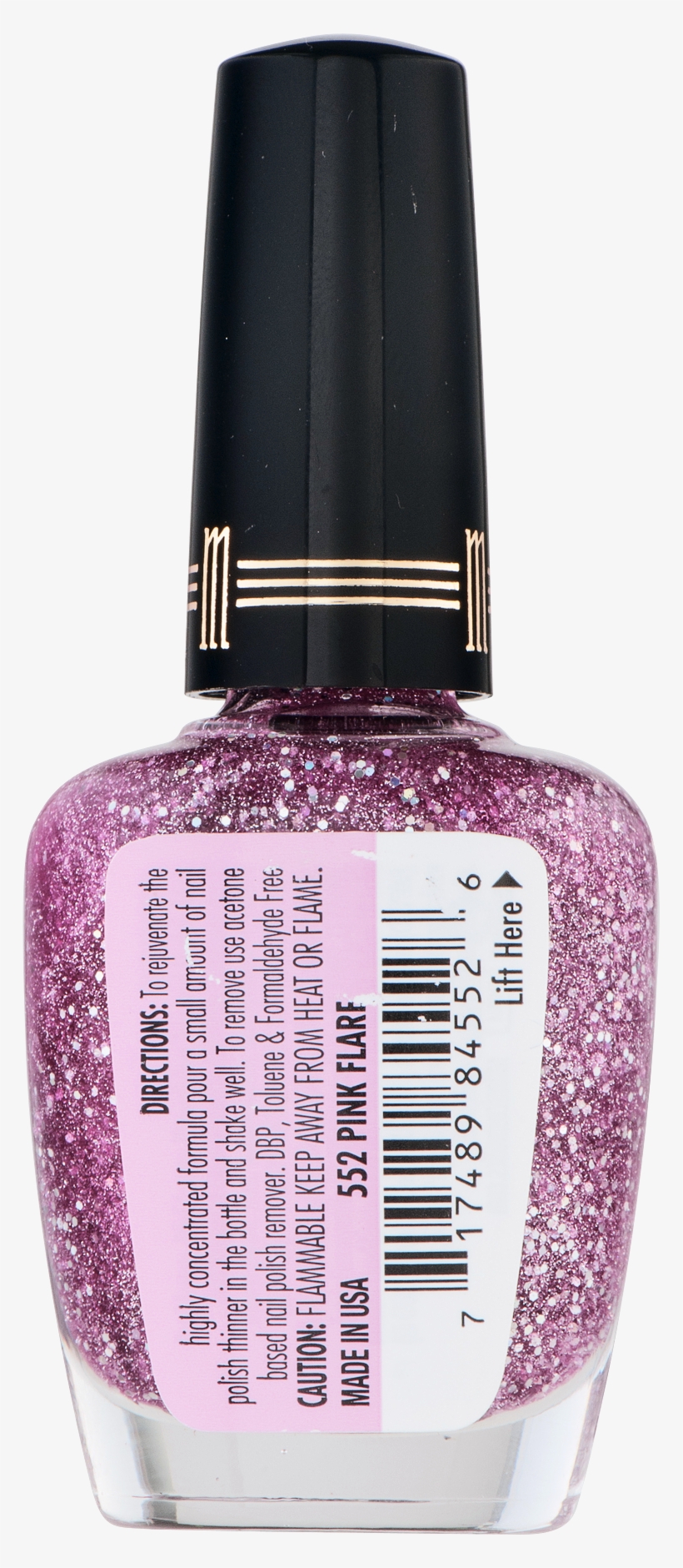 Nail Polish Thinner Recipe - Milani Nail Lacquer, Pink Flare - 0.45 Oz Bottle, transparent png
