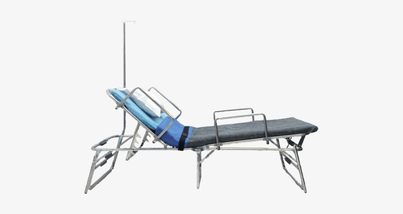 Medical Response Bed With Iv Pole Side View - Vericor Medical Response Bed W/ Iv Pole, transparent png