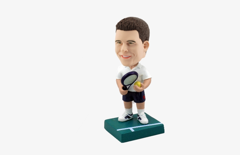 Customized Bobblehead Tennis Player - Tennis Bobblehead, transparent png