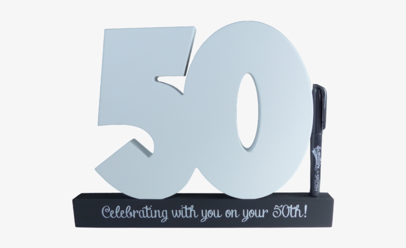 Signature Numbers 50 Splosh, transparent png