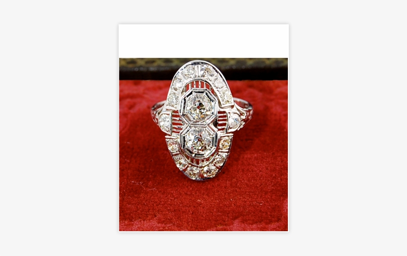 White Gold Filigree Vintage Ring - Gold, transparent png