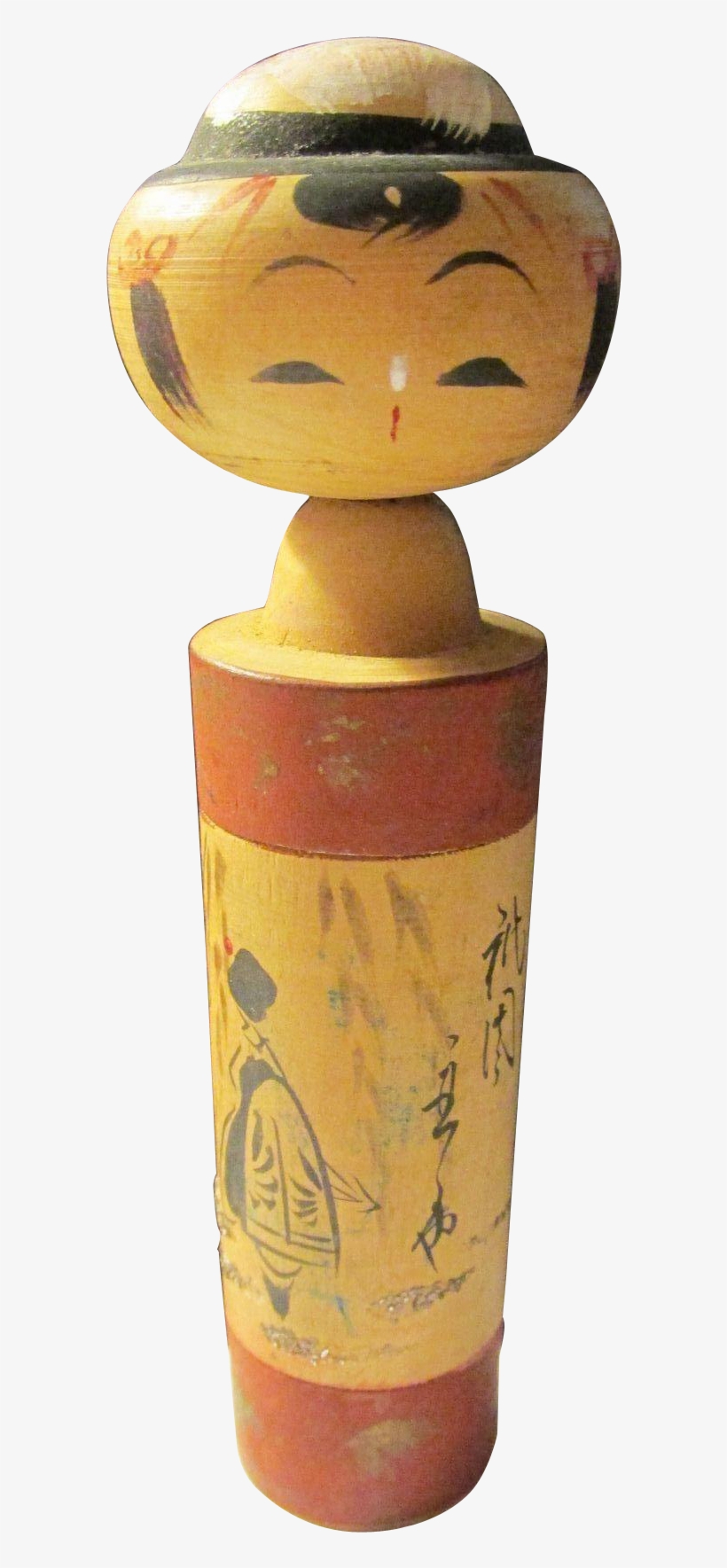 Kokeshi, 4 Inch Geisha Under Weeping Willow Tree - Willow, transparent png