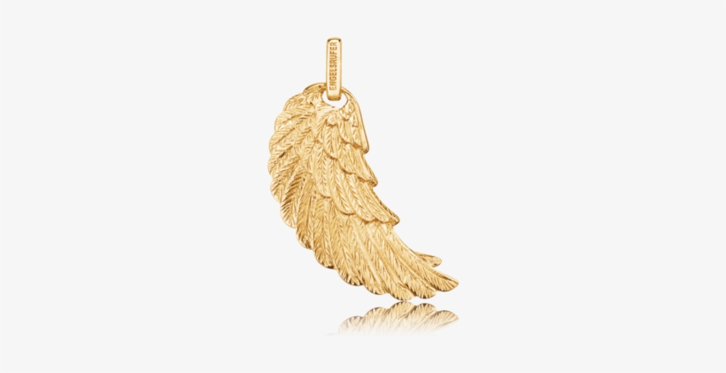 Engelsrufer Angel Wing Gold Plated Medium - Engelsrufer Silver Gold Plated Angel Wing Pendant Erw-m-g, transparent png