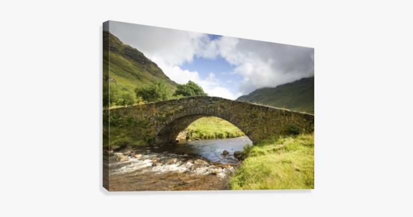 Stone Bridge, Scotland Canvas Print - Stone Bridge Scotland Canvas Art - John Short Design, transparent png