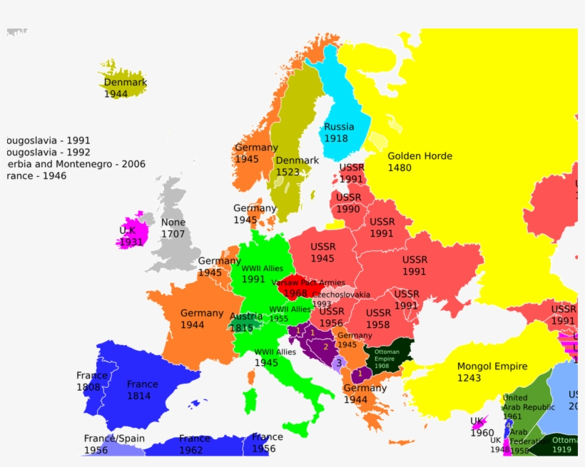 Alternative Models For World Map With All Countries - Europe Map Vector, transparent png