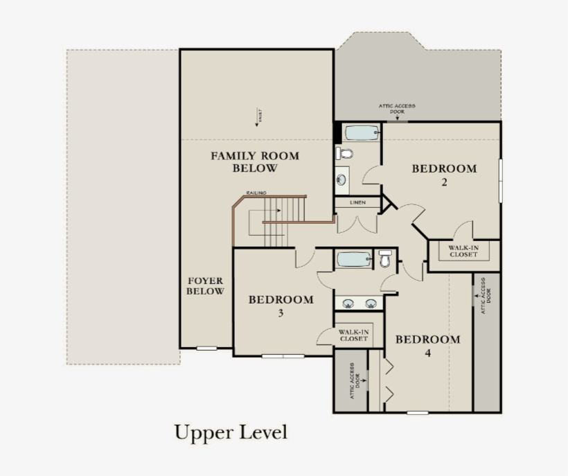 Lincoln Second Floor Plan - Floor Plan, transparent png