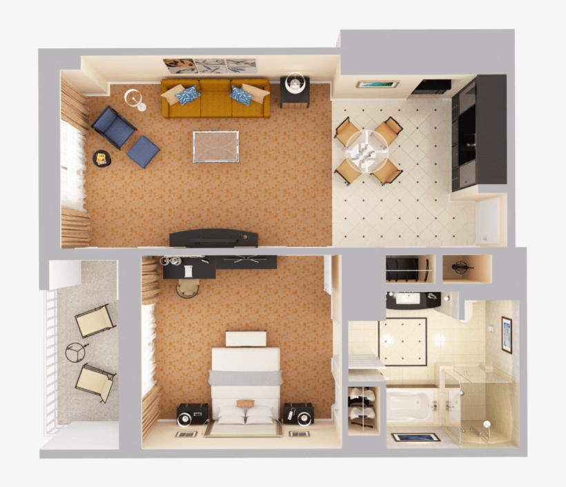 Deluxe Suite With Balcony - Plaza Landmark, transparent png