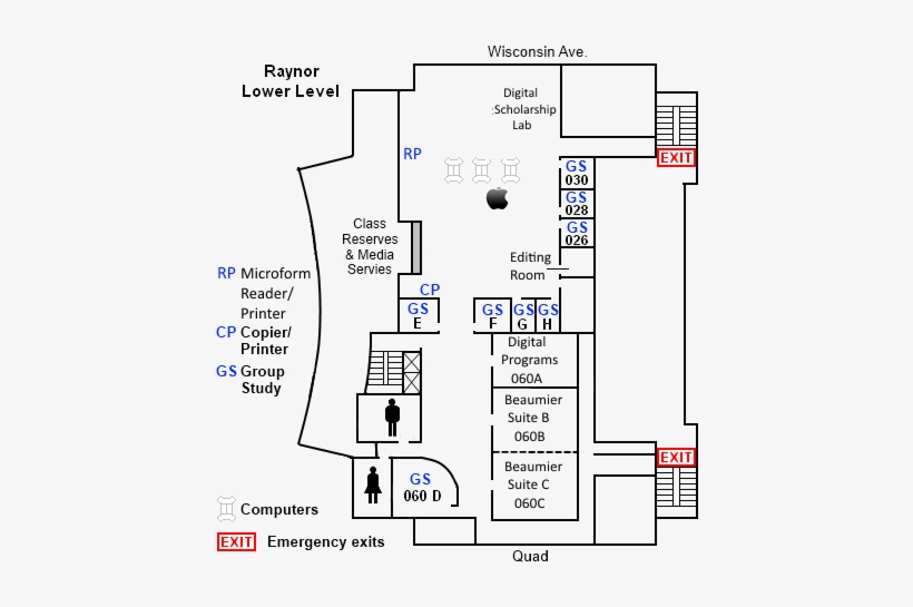 Raynor Lower Level Floor Plan - Help Desk Floor Plan, transparent png