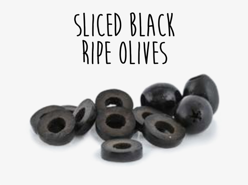 Olives - Sliced Black Olives Png, transparent png