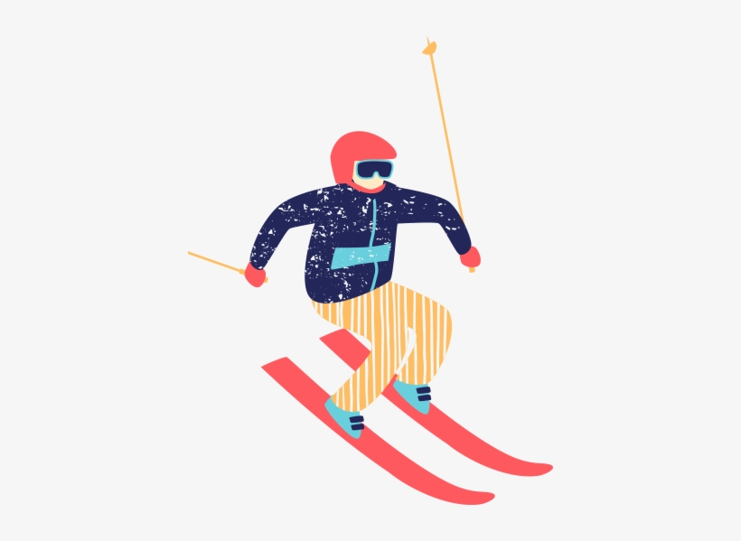 Skier - Skiing, transparent png