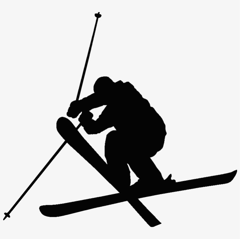 Sticker Ski Acrobate 2 Ambiance Sticker Ros Ski Acrobat2 - Skiing, transparent png