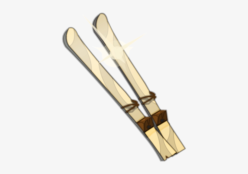 Pair Of Disposable Supple Skis - Pair Of Skis Png, transparent png