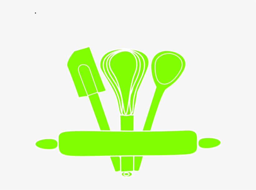How To Set Use Green Kitchen Utensils Clipart - Clip Art, transparent png